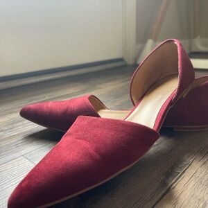 DV by Dolce Vita Maroon Women's Flats